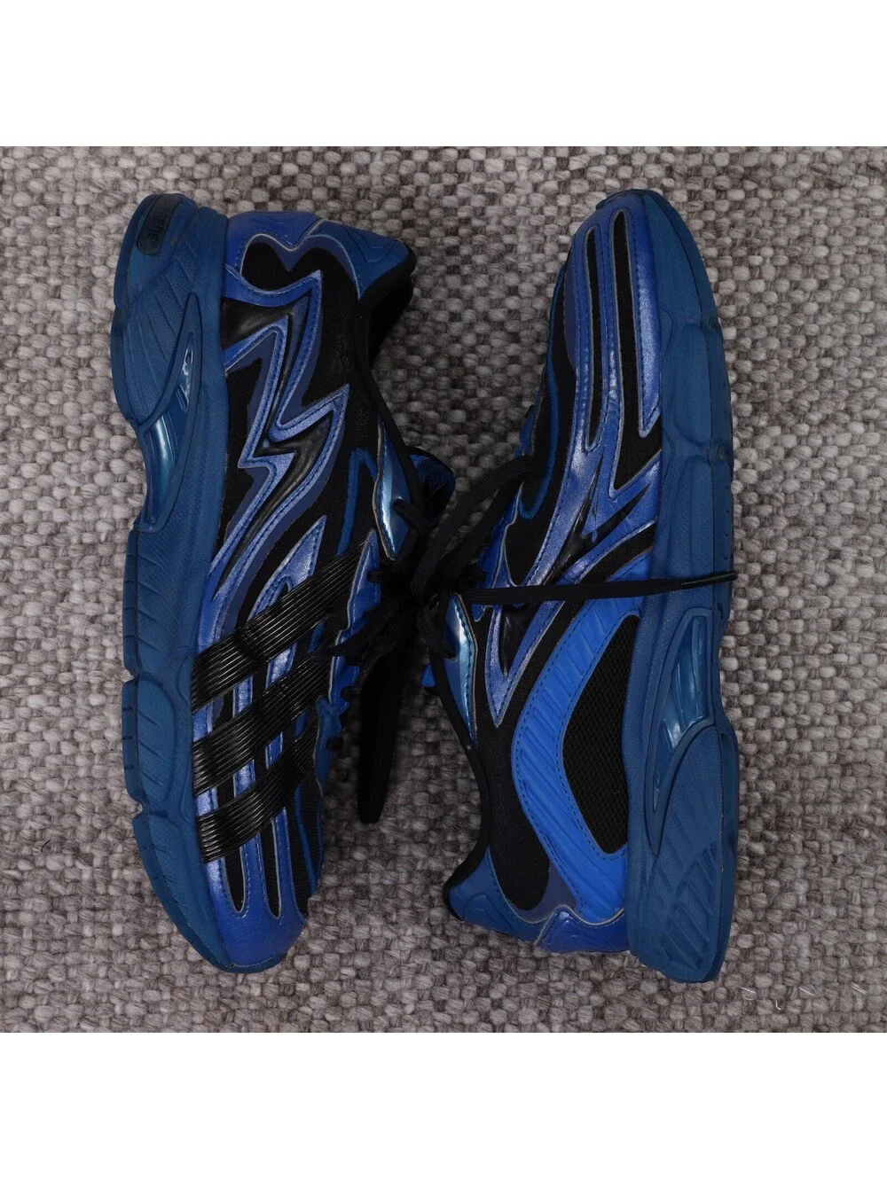 adidas Orketro 2.0 Blue Black Mens 7.5 Women's 9 Running Shoes Sneakers Y2K Tech
